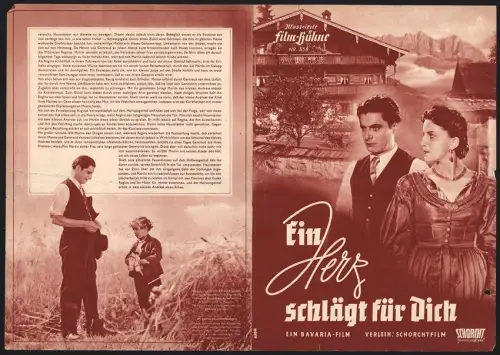 Filmprogramm IFB Nr. 358, Ein Herz schlägt für Dich, Rudolf Prack, Anneliese Reinhold, Regie: Joe Stöckel
