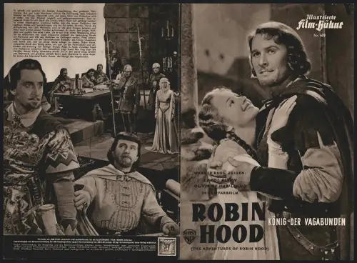 Filmprogramm IFB Nr. 609, Robin Hood, Errol Flynn, Olivia de Havilland, Regie: Michael Curtiz