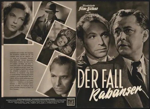 Filmprogramm IFB Nr. 883, Der Fall Rabanser, hans Söhnker, Carola Höhn, Regie: Kurt Hoffmann