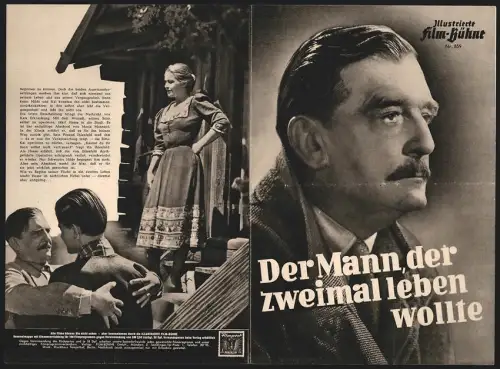 Filmprogramm IFB Nr. 859, Der Mann der zweimal leben wollte, Rudolf Forster, Ilse Steppat, Regie: Viktor Tourjansky
