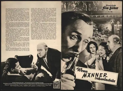 Filmprogramm IFB Nr. 863, Wenn Männer schwindeln, Grethe Weiser, Kurt Seifert, Regie: Carl Boese