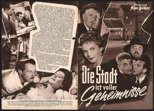 Filmprogramm IFB Nr. 2599, Die Stadt ist voller Geheimnisse, Karl Ludwig Diehl, Gisela Trowe, Regie: Fritz Kortner