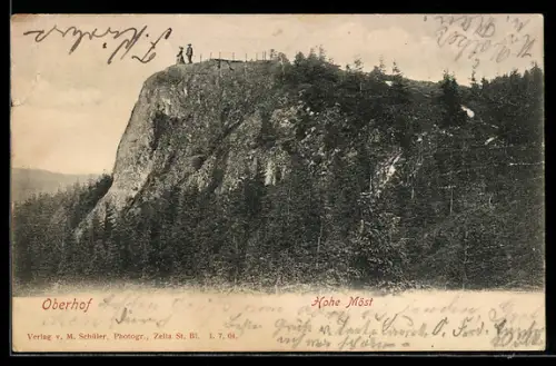 AK Oberhof, Hohe Möst mit Bergsteigern