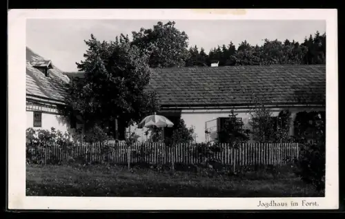 AK Gloggnitz, Jagdhaus im Forst