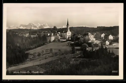 AK Maria Schmolln /Oberdonau, Panorama mit Kirche