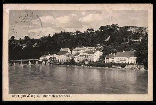 AK Ach /Ob.-Öst., Salzachbrücke