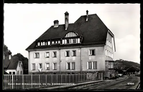 AK Bad Schallerbach /Ob. Öst., Eisenbahnerheim
