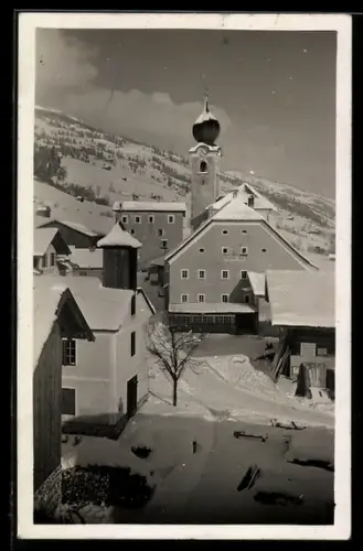 AK Saalbach /Pinzgau, J. und M. Eder`s Gasthof zur Post