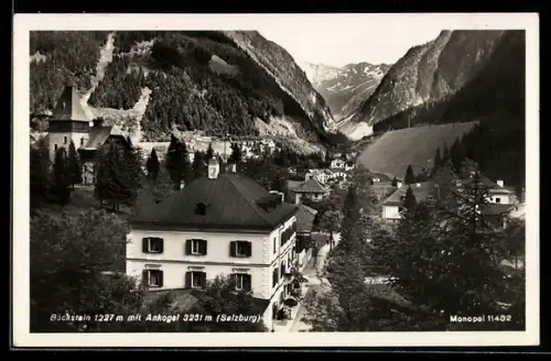 AK Böckstein, Ortsansicht mit Ankogel