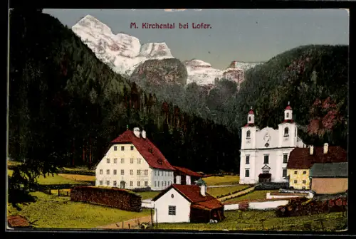 AK St. Martin bei Lofer, Wallfahrtskirche M. Kirchental