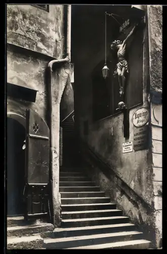 AK Salzburg, Stiege zum Kapuzinerberg