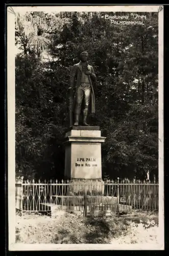 AK Braunau a. Inn, Palmdenkmal