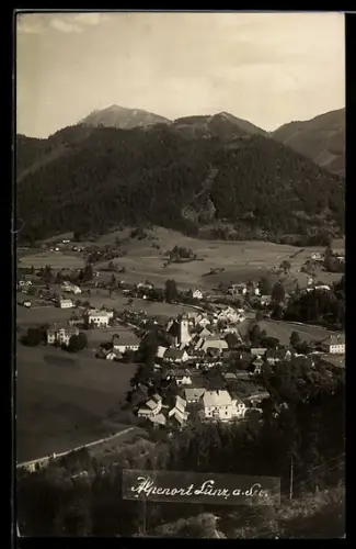 AK Lunz a. See, Teilansicht mit Kirche