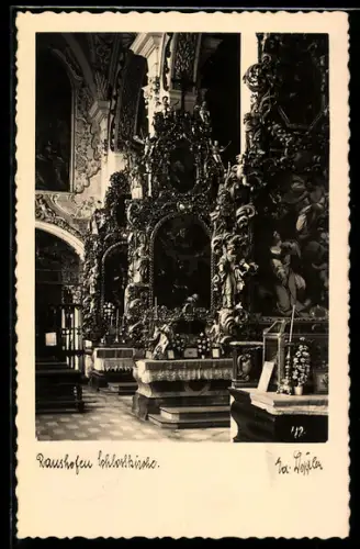 AK Ranshofen, Schlosskirche, Innenansicht