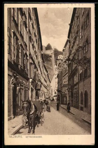 AK Salzburg, In der Getreidegasse