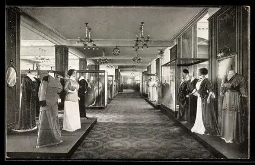 AK Berlin, A. Wertheim, Leipziger Strasse, Damen-Konfektion