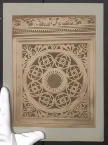 Fotografie G. B. Brusa, Venezia, Ansicht Venezia, Chiesa dei Miracoli det Taglio, Trockenstempel untern rechts