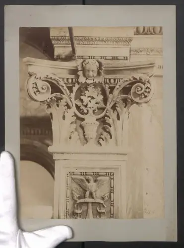 Fotografie G. B. Brusa, Venezia, Ansicht Venezia, Chiesa dei Miracoli det Taglio, Trockenstempel untern rechts