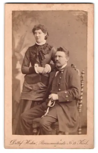 Fotografie Detlef Hahn, Kiel, Brunswickerstr. 14, Paar im Atelier
