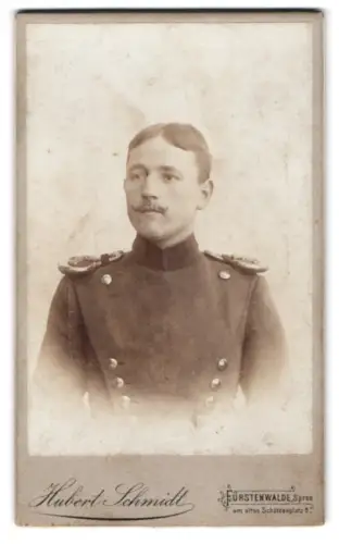 Fotografie Hubert Schmidt, Fürstenwalde /Spree, am alten Schützenplatz 8, Ulan in Uniform