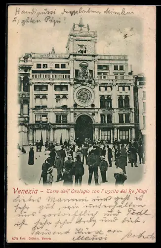 AK Venezia, Torre dell` Orologio con l`uscita dei Re Magi