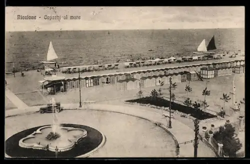 AK Riccione, Capanni al mare