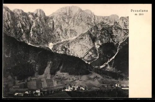 AK Presolana, Vista del massiccio montuoso dall`alto