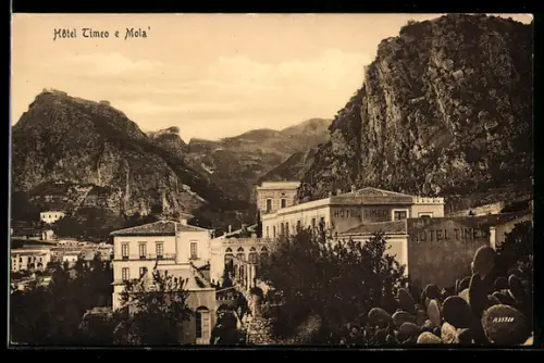 AK Taormina, Hotel Timeo e Mola, paesaggio montano