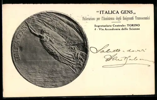 AK Torino, Italica Gens, Federazione per l`Assistenza degli Emigranti Transoceanici