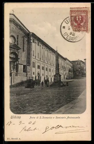 AK Urbino, Porta di S. Domenico e Seminario Arcivescovile