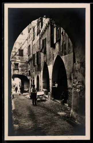 AK San Remo, Via S. Stefano, città vecchia