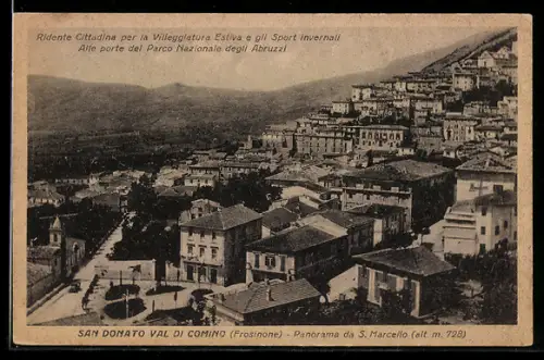 AK San Donato Val di Comino, Panorama da S. Marcello