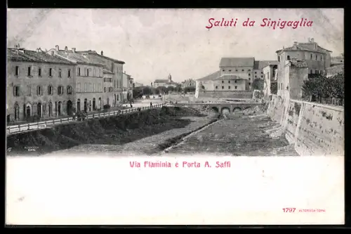 AK Sinigaglia, Via Flaminia e Porta A. Saffi