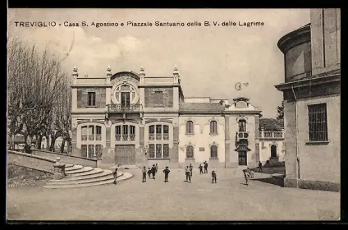 AK Treviglio, Casa S. Agostino e Piazzale Santuario della B. V. delle Lagirme