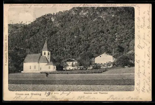 AK Glaning, Kosmos und Thamian, Kirche