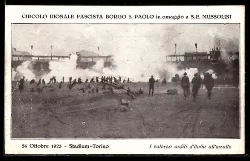 AK Torino, Circolo Rionale Fascista Borgo S. Paolo 1923, Stadium