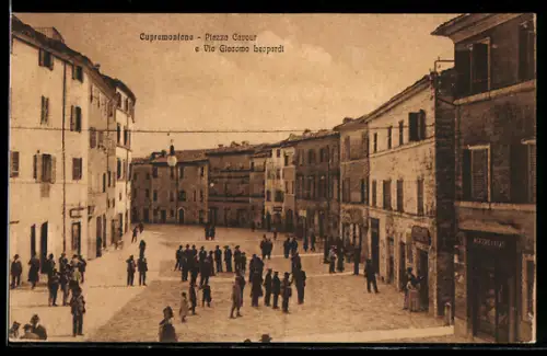 AK Cupramontana, Piazza Cavour e Via Giacomo Leopardi