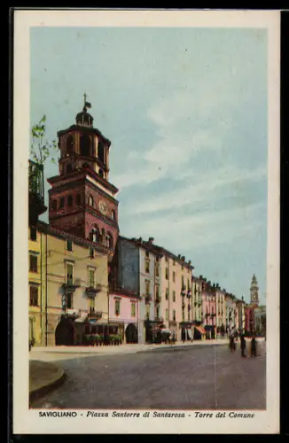 AK Savigliano, Piazza Santorre di Santarosa, Torre del Comune