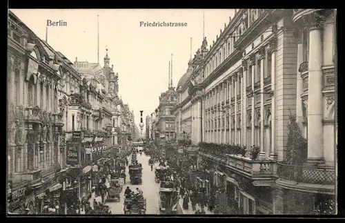 AK Berlin, Friedrichstrasse Ecke Leipziger Strasse