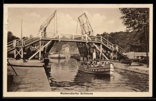 AK Woltersdorf, Schleuse
