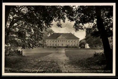 AK Hohenzieritz, Schloss Hohenzieritz, Sterbeort der Königin Luise