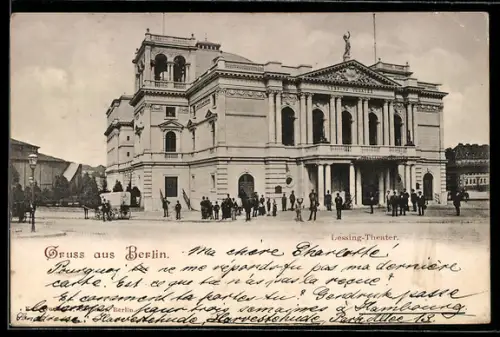 AK Berlin, Lessing-Theater am Friedrich-Karl-Ufer