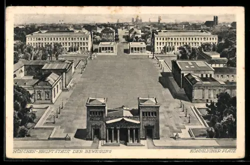 AK München, Hauptstadt der Bewegung, Königlicher Platz