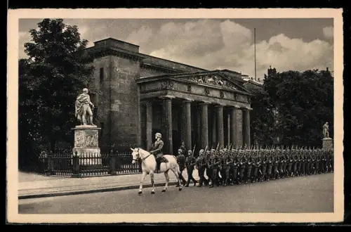 AK Berlin, Ehrenmal, Aufziehen der Wache