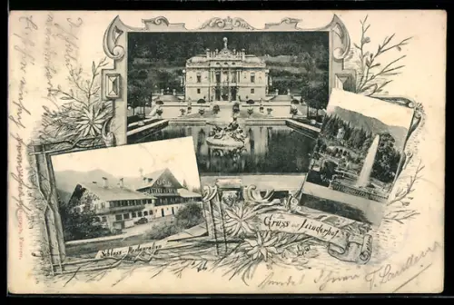 AK Linderhof, Schloss-Restauration, Schloss