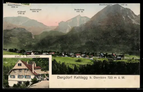 AK Dornbirn, Eisen- und Schwefelbad Kehlegg