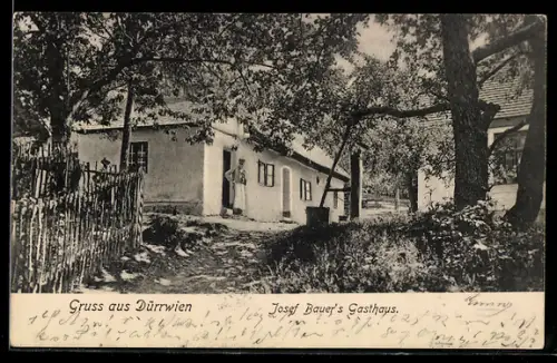 AK Dürrwien, Josef Bauer`s Gasthaus