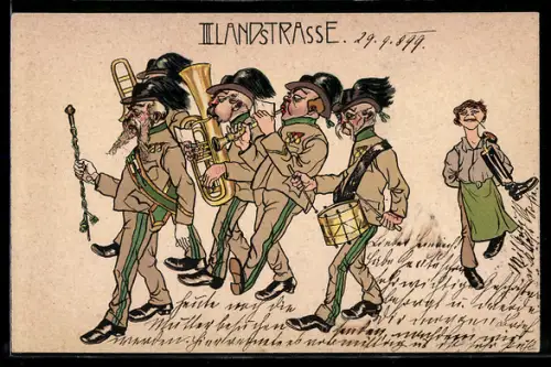 Künstler-AK Wien, Veteranen-Kapelle auf der Landstrasse