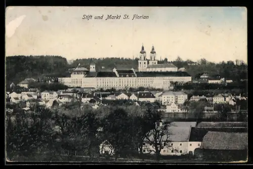 AK St. Florian, Stift und Markt