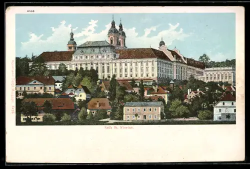 AK St. Florian, Stiftsanlage mit Kirche